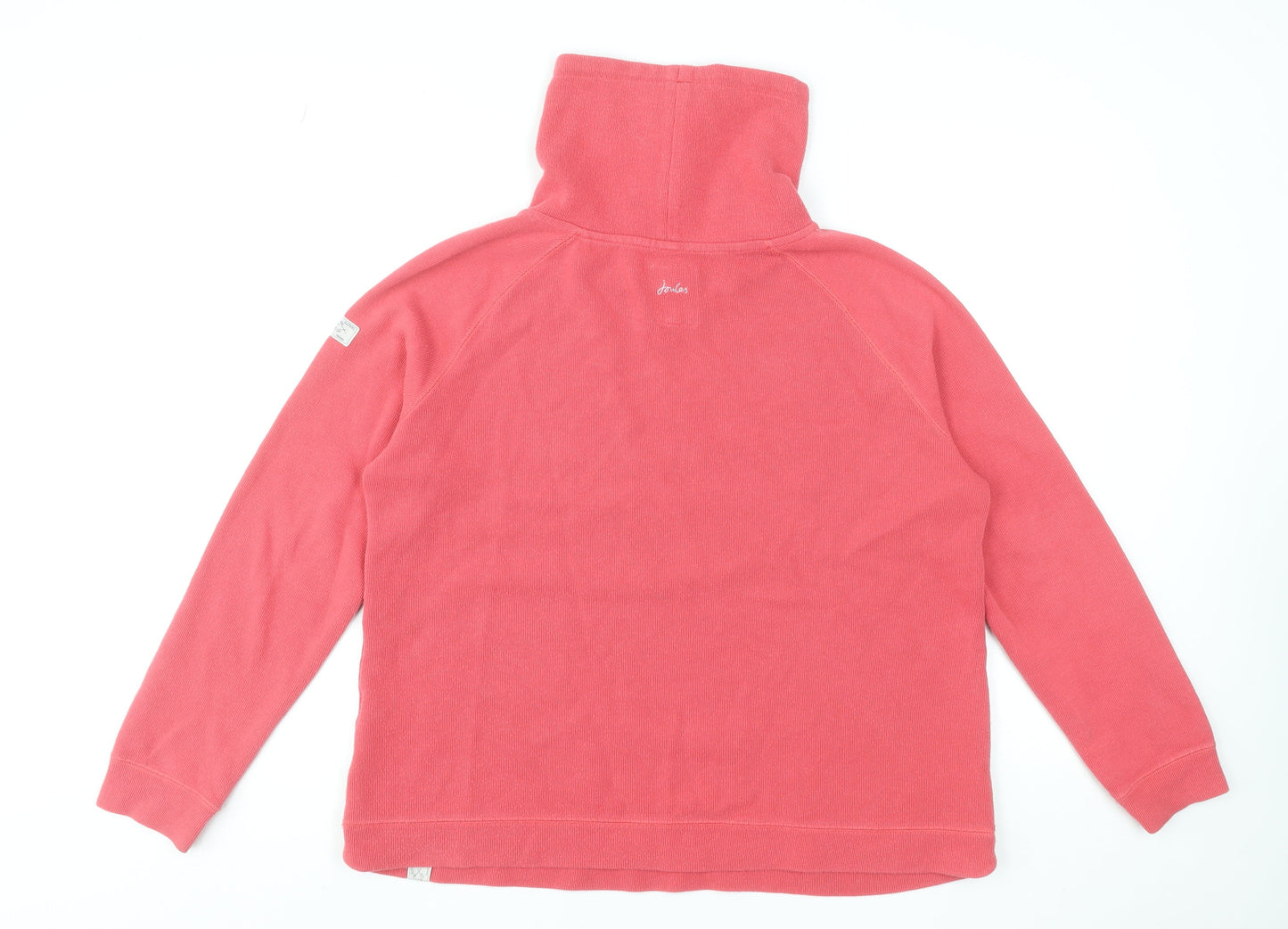 Joules Womens Coral Pink Pullover Sweatshirt UK 18 Cotton Blend