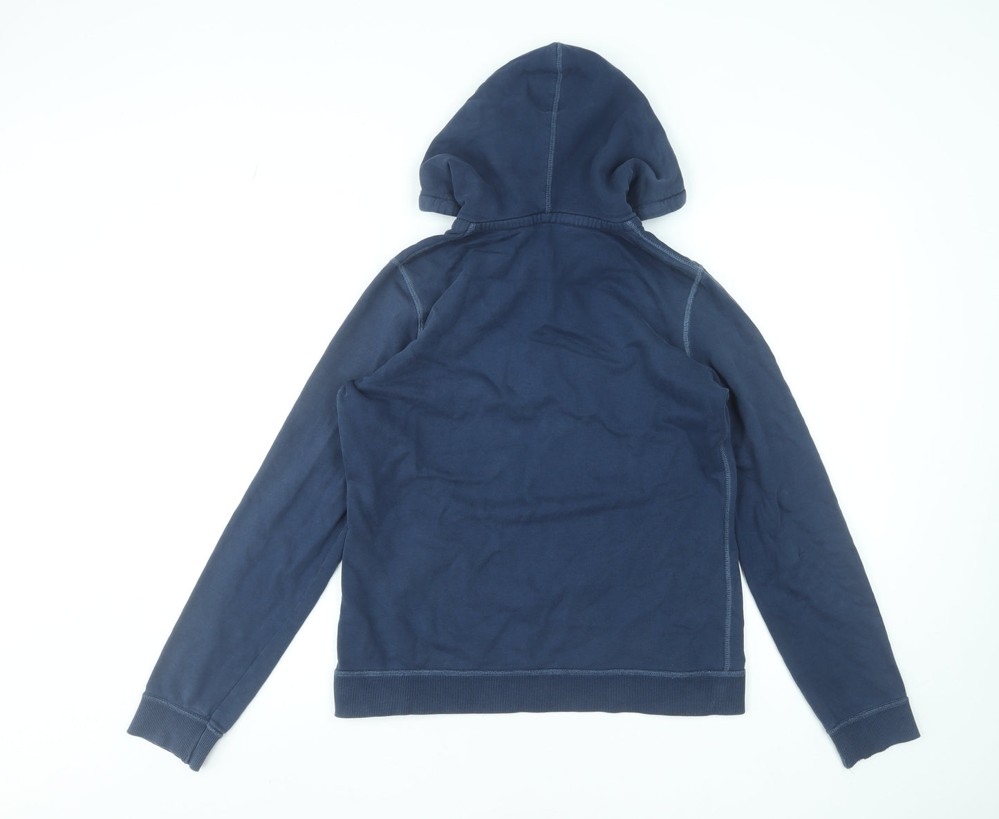 Fat Face Women's Blue Cotton Hoodie Size M Pullover Hooded Sweatshirt