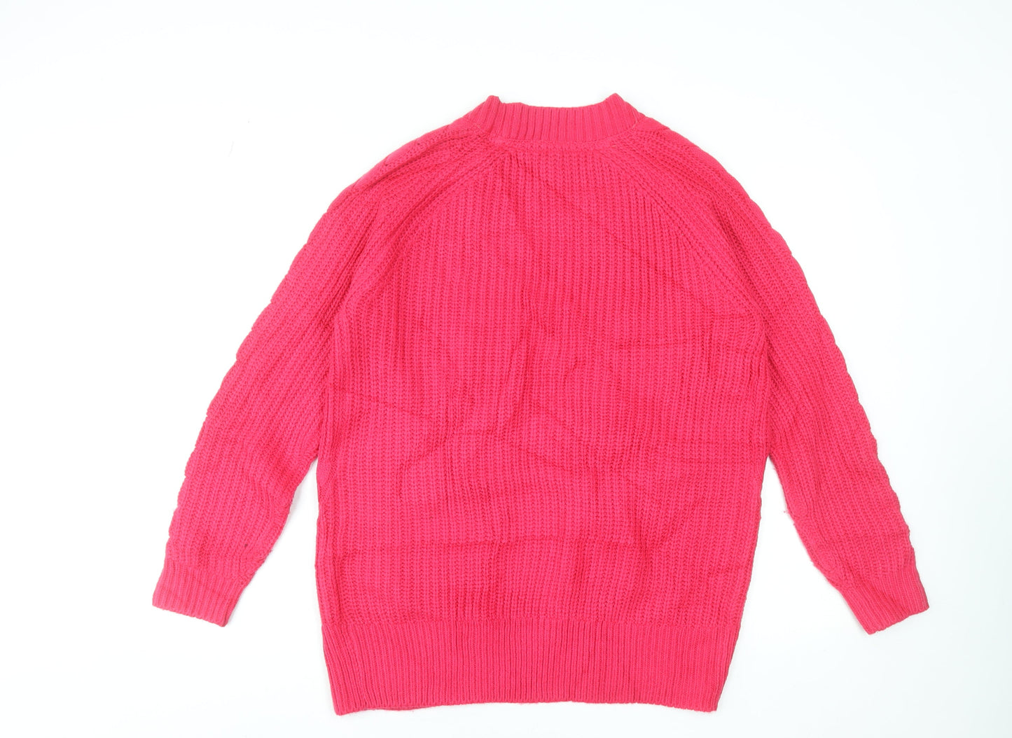 U.S. Polo Assn. Women's Pink Cable-Knit Cardigan Size 10