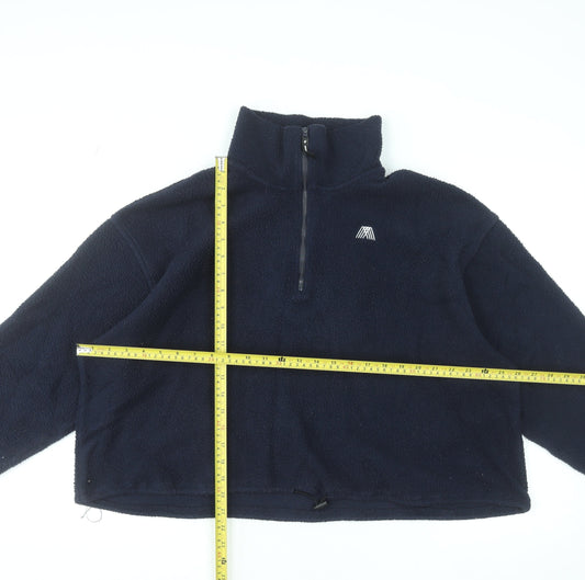 Mountain Warehouse Women's Navy Fleece Pullover Sweatshirt Size M