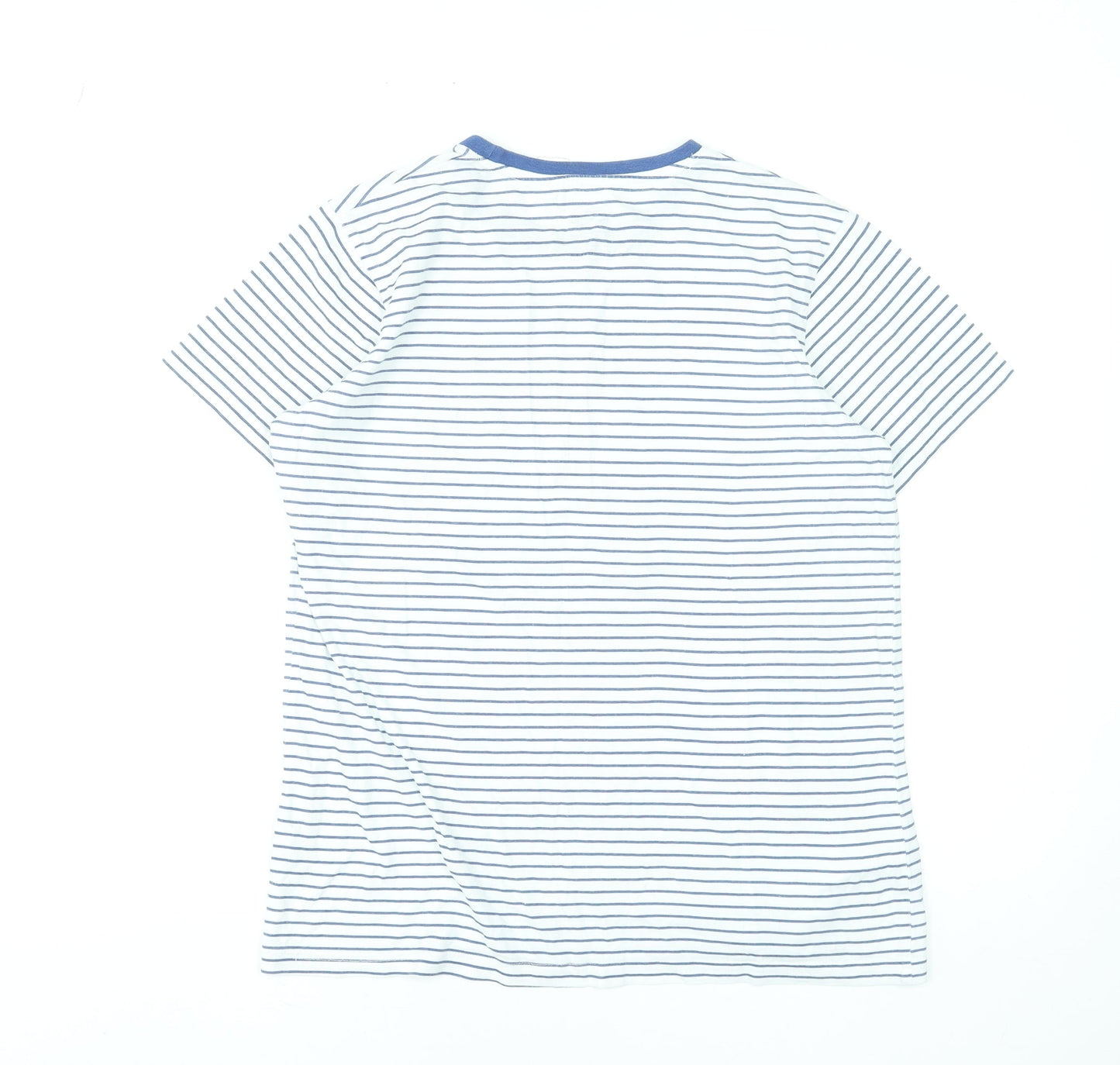 The Simpsons Girls Blue Striped Bart Surf T-Shirt 14 Years 100% Cotton