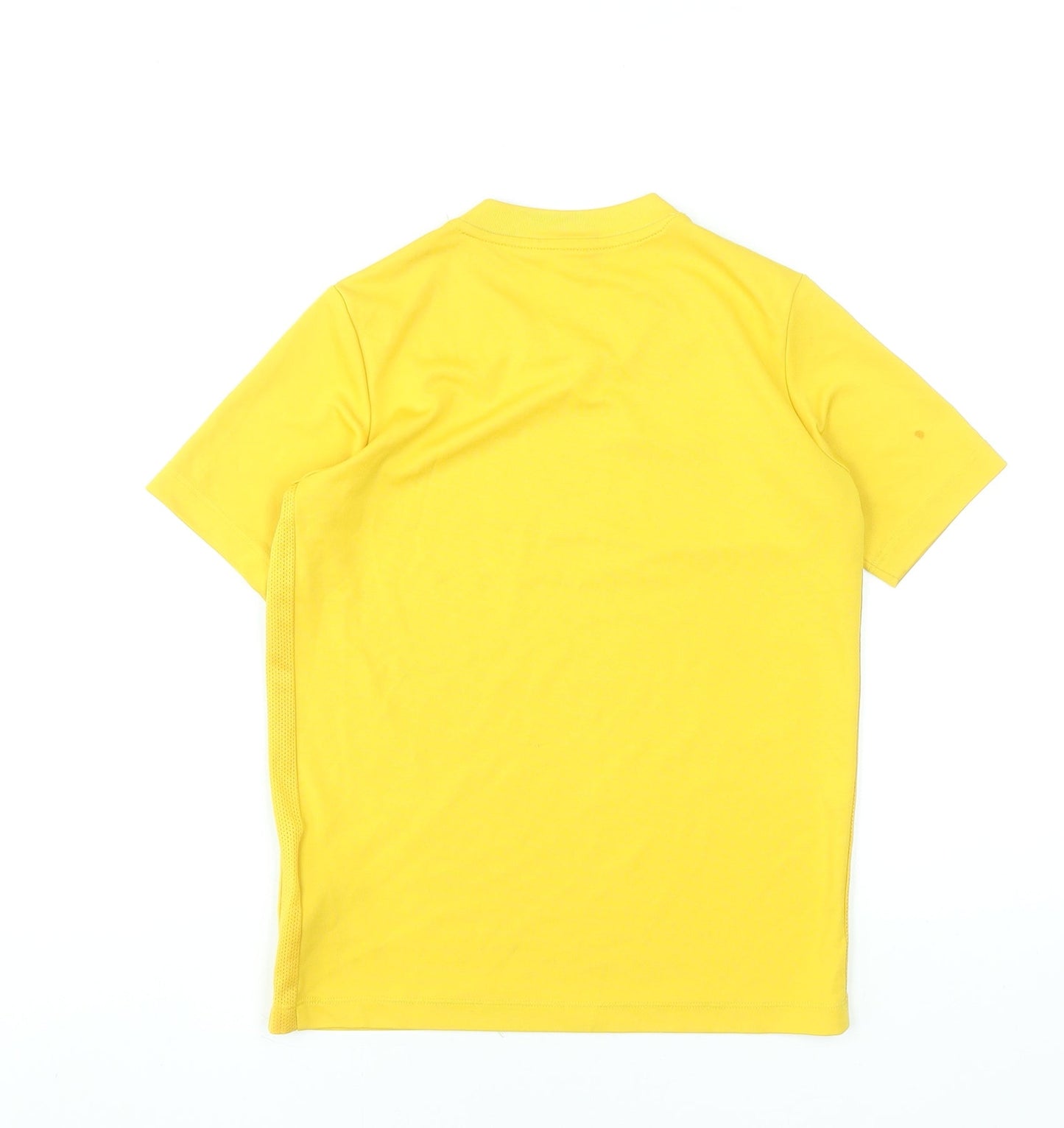 Nike Boys Yellow Dri-FIT Short Sleeve Sports T-Shirt 8-10 Years