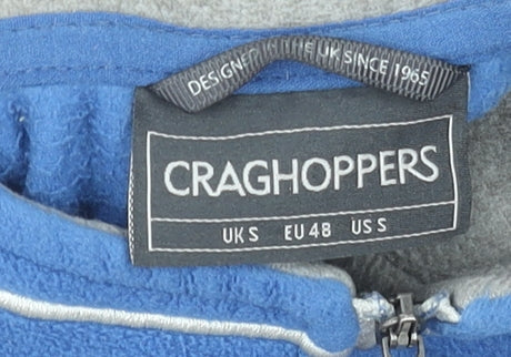 Craghoppers Men's Blue Fleece 1/4 Zip Pullover Sweatshirt M