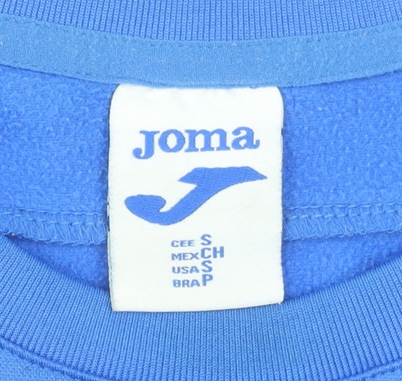 Joma Men’s Blue Crew Neck Sweatshirt Size S Sports Pullover