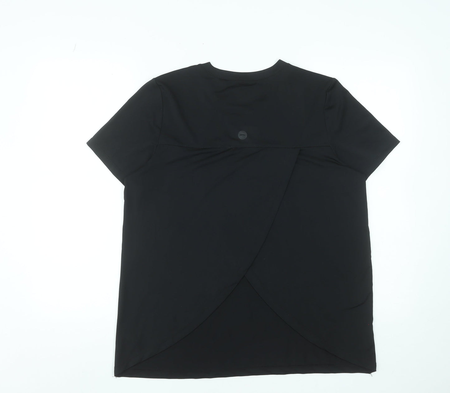 Slazenger Womens Black Size 12 Athletic Short Sleeve T-Shirt