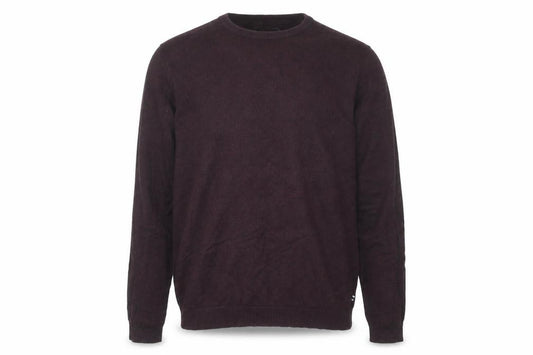 Jack & Jones Men's Brown Cotton Crew Neck Pullover Jumper Size L