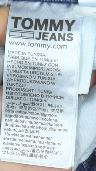 Tommy Jeans Men’s Blue Denim Straight Fit Jeans 36W 32L Stretch