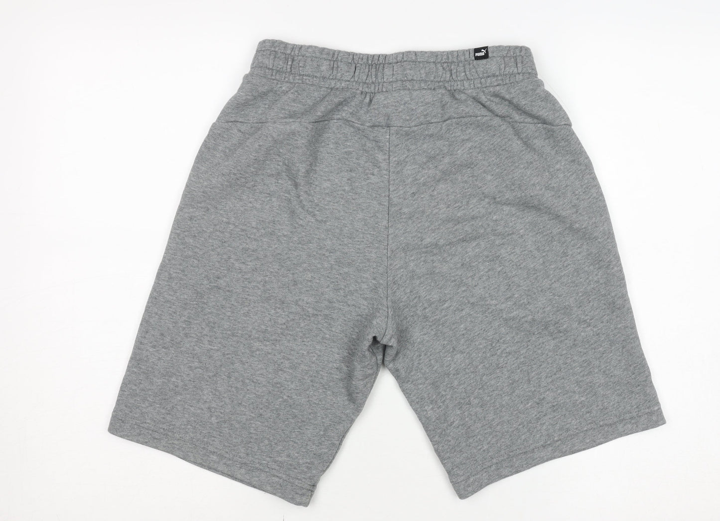 Puma Men's Grey Athletic Shorts Size S Regular Fit