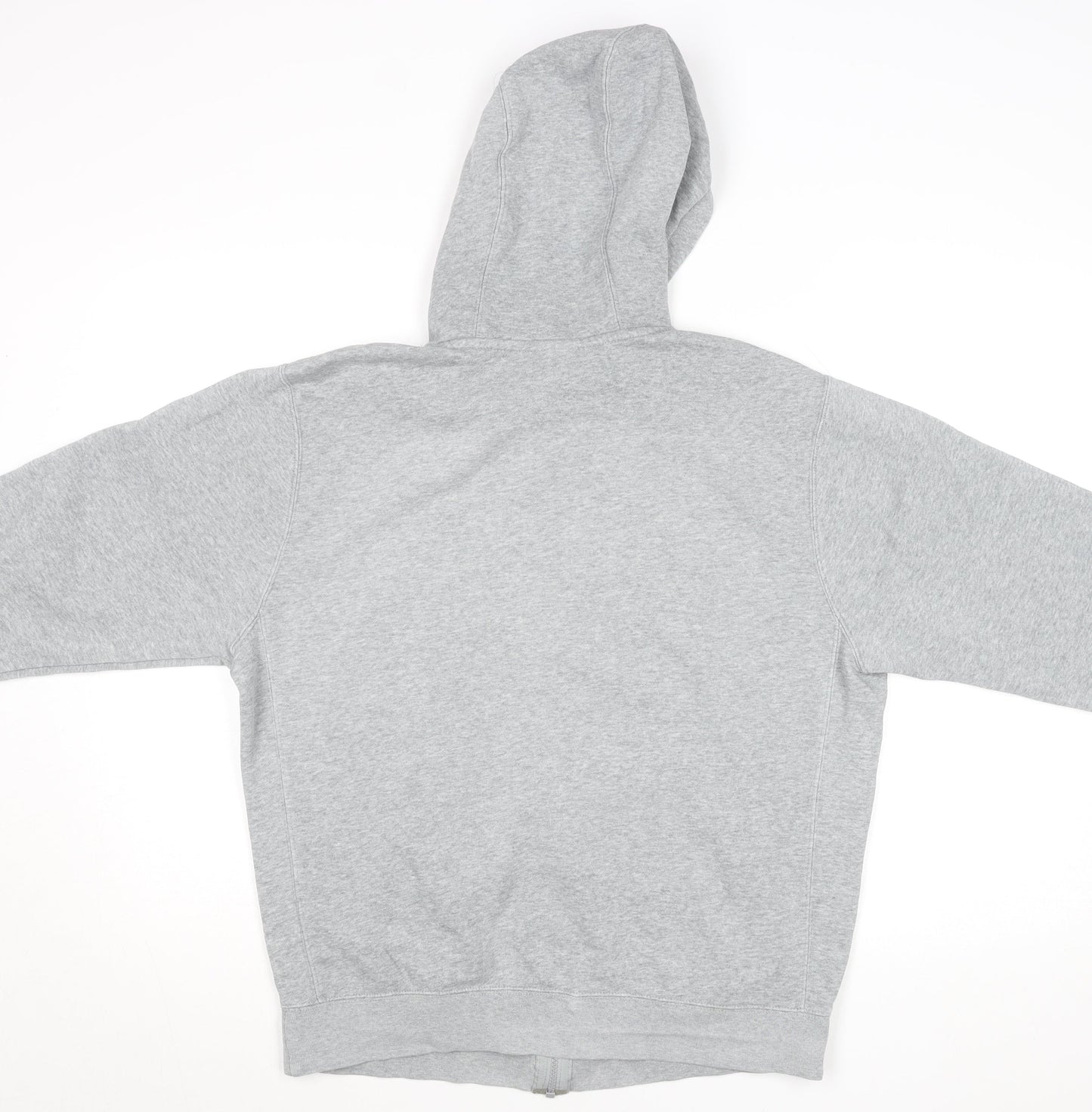 Nike Men's Grey Hoodie Small Zip-Up Sweatshirt Athletic Style