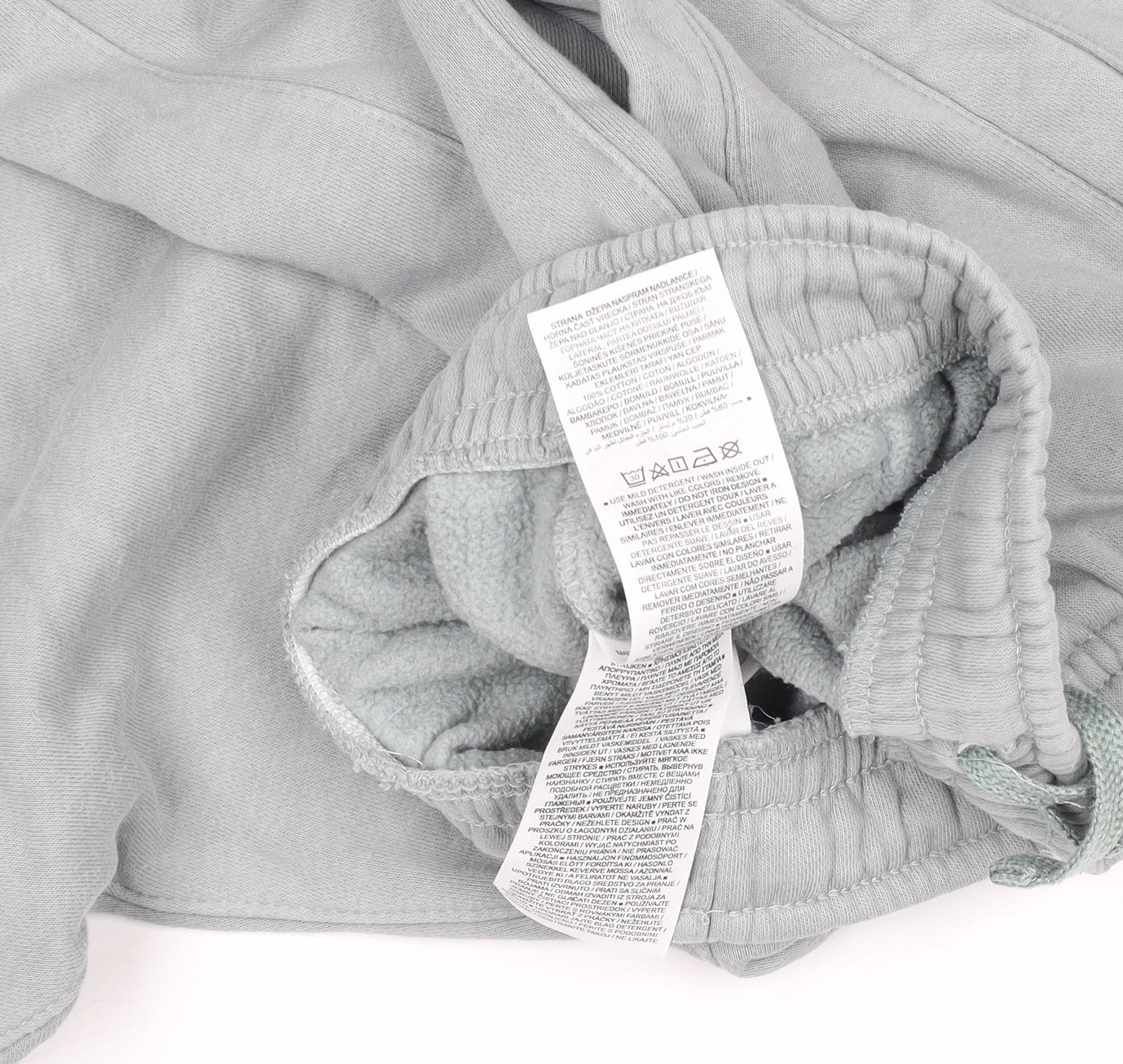 Nike Men’s Grey Fleece Track Pants Size M Regular Fit Joggers