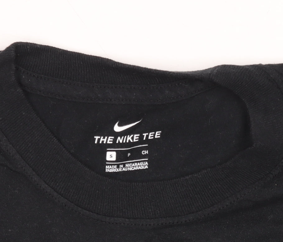 Nike Boys Black 'Can't Pause My Game' Graphic T-Shirt Size S