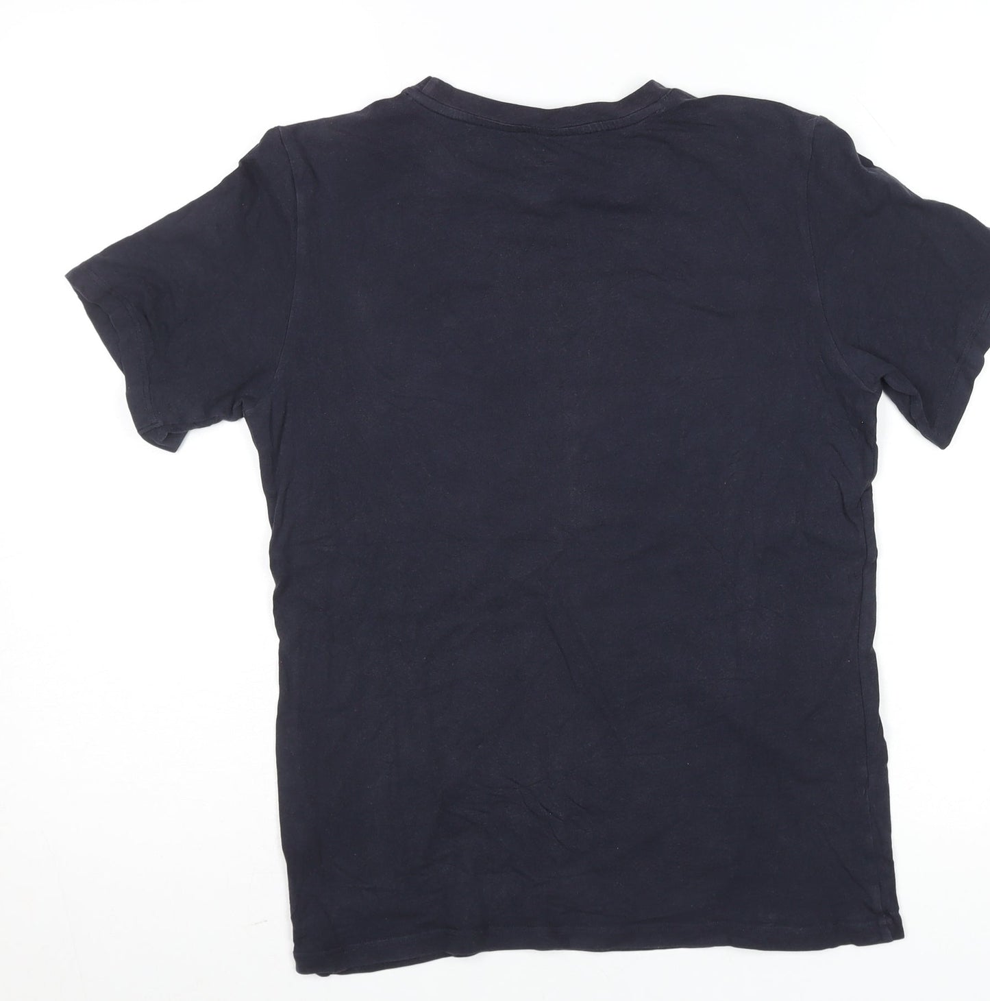 Tommy Hilfiger Boys Navy Blue Short Sleeve Cotton Classic T-Shirt 146cm
