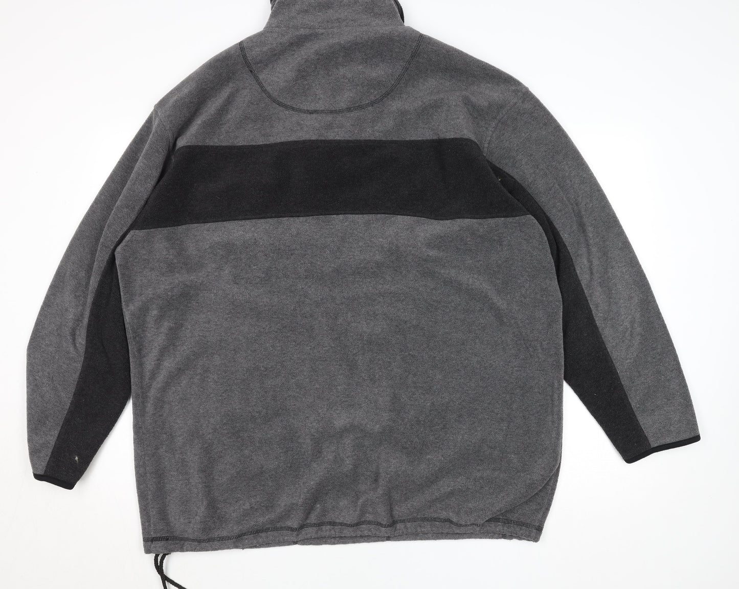 TCM Men’s Grey Fleece Quarter Zip Outdoor Jacket Size L