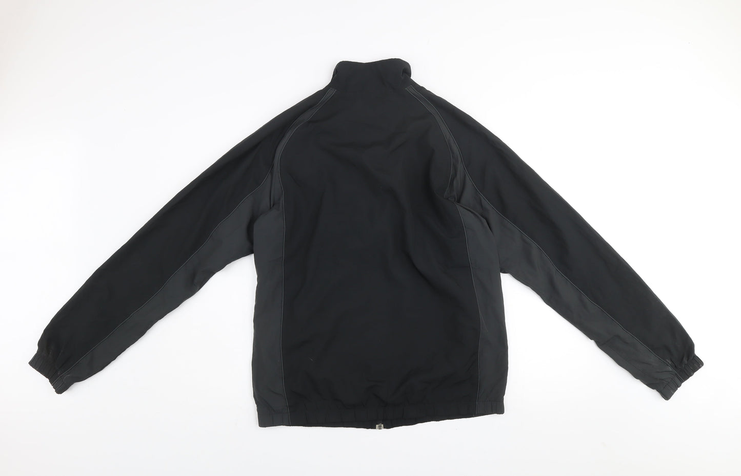 Nike Men's Black L Windbreaker Jacket Full Zip Sportswear