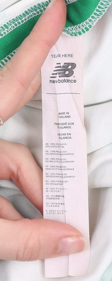 New Balance Men's Green Long Sleeve Celtic Football Jersey L