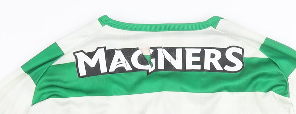 New Balance Men's Green Long Sleeve Celtic Football Jersey L