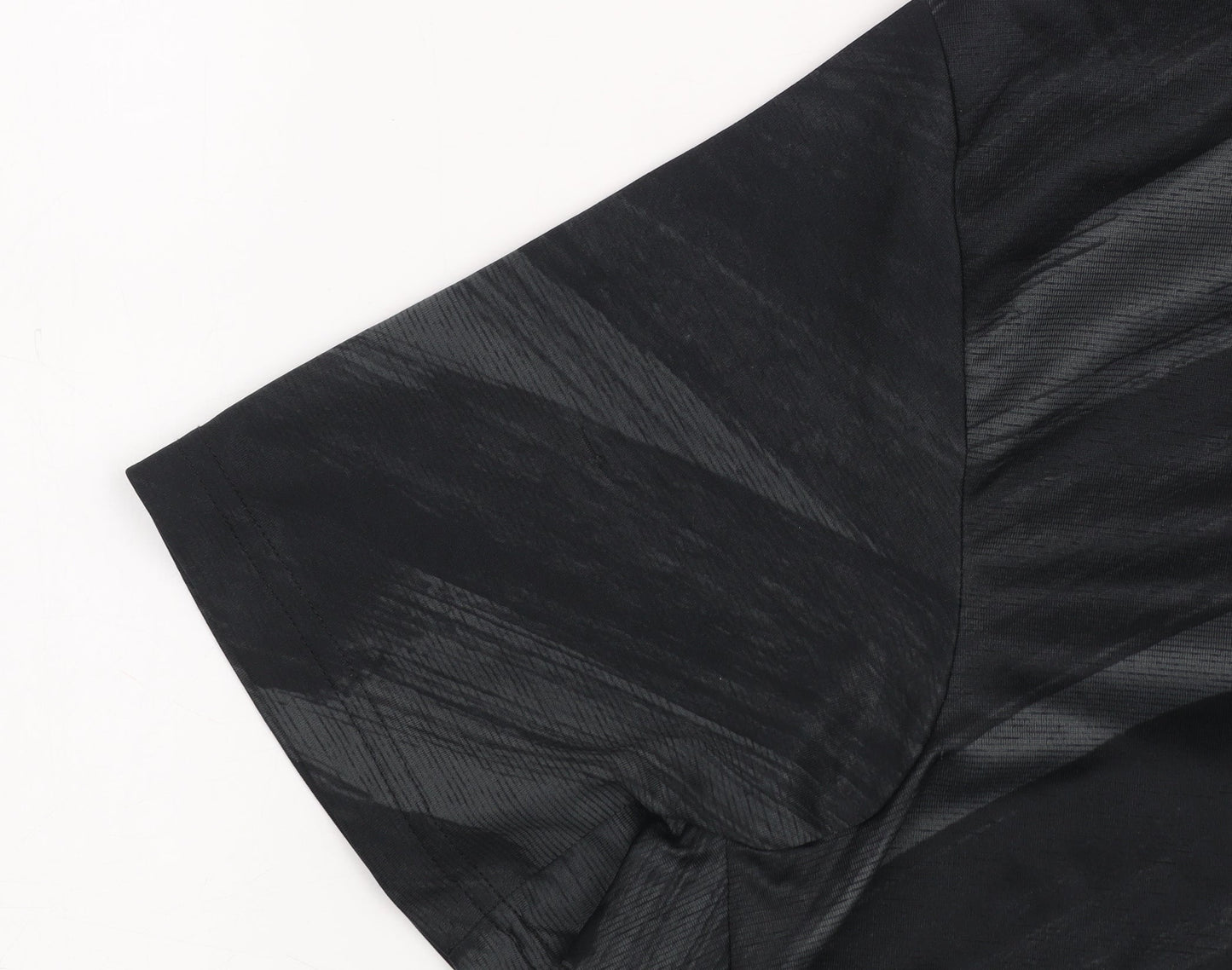 Nike Men's Black White Dri-Fit Colourblock T-Shirt Size L