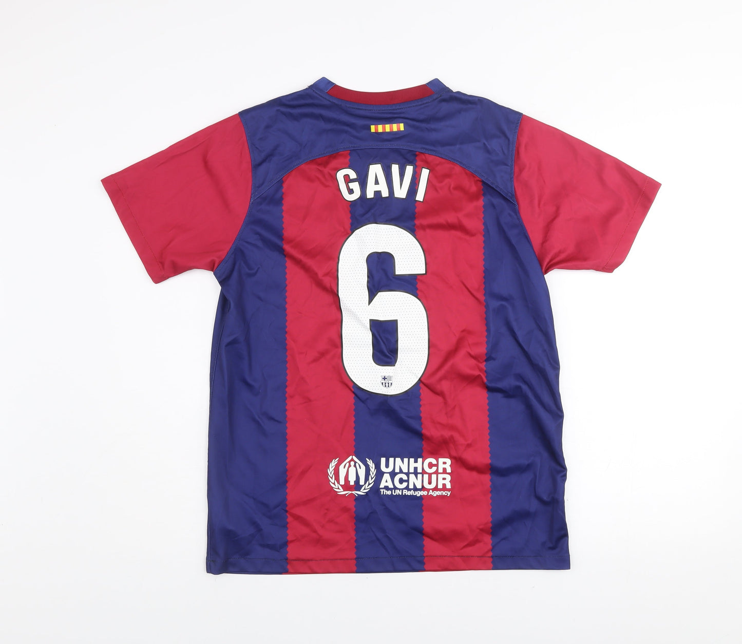 Nike Men’s Barcelona FC Blue Red Short Sleeve Dri-Fit Football Shirt Size M