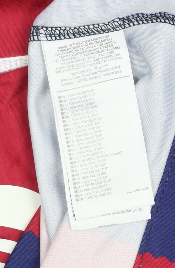 Nike Men’s Barcelona FC Blue Red Short Sleeve Dri-Fit Football Shirt Size M