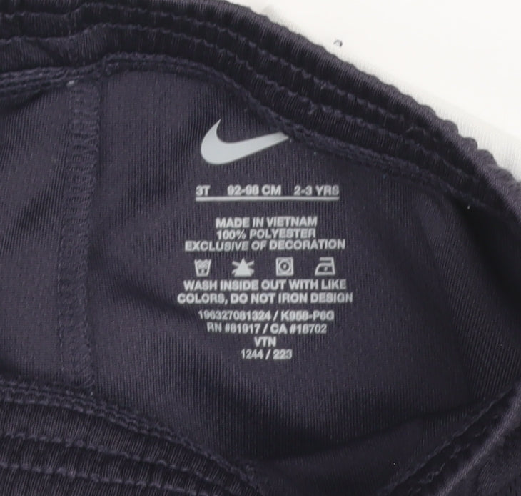 Nike Boys Black Athletic Mesh Shorts 2-3 Years Lightweight Sportswear