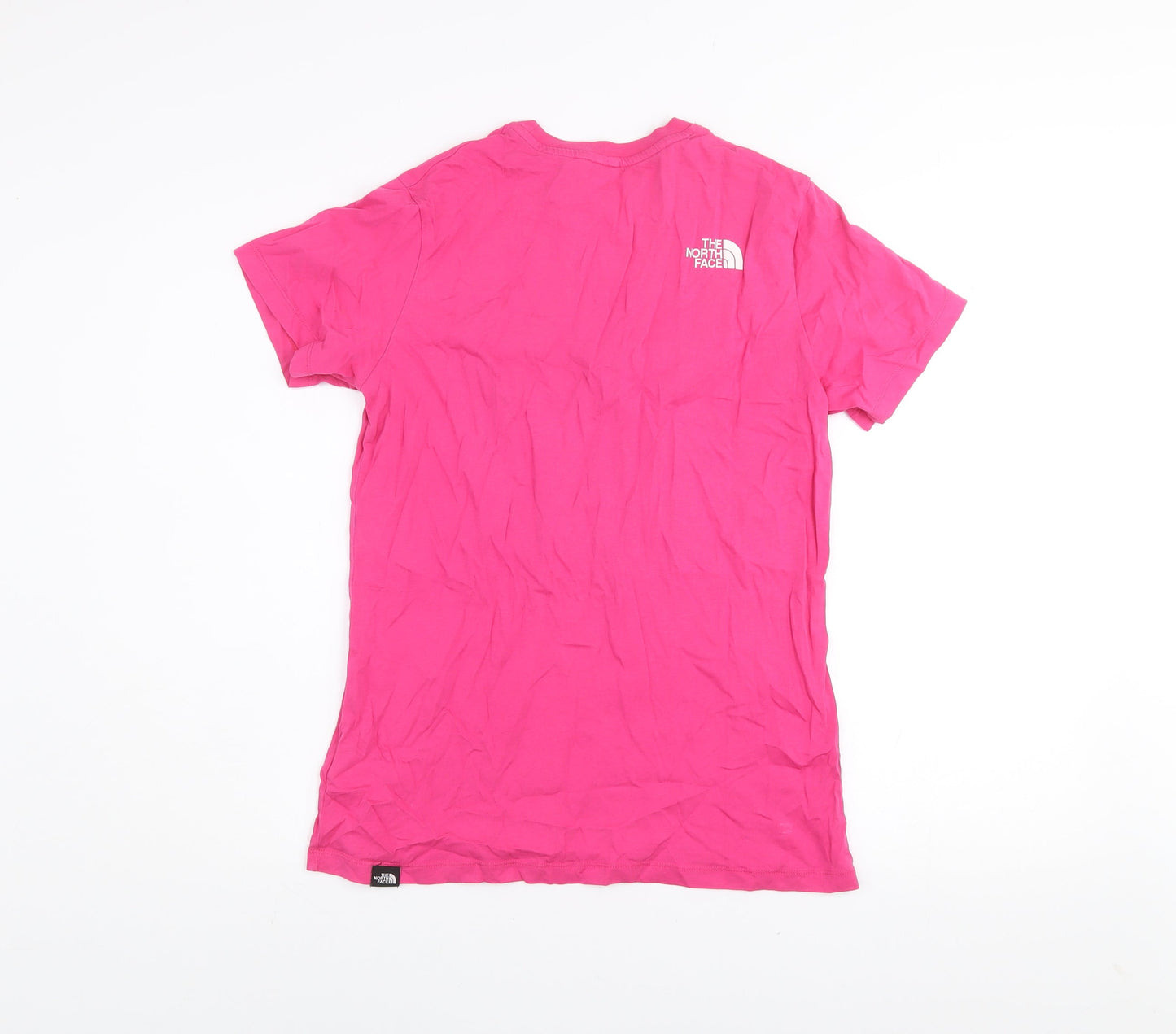 The North Face Womens Pink Cotton Short Sleeve T-Shirt Size S