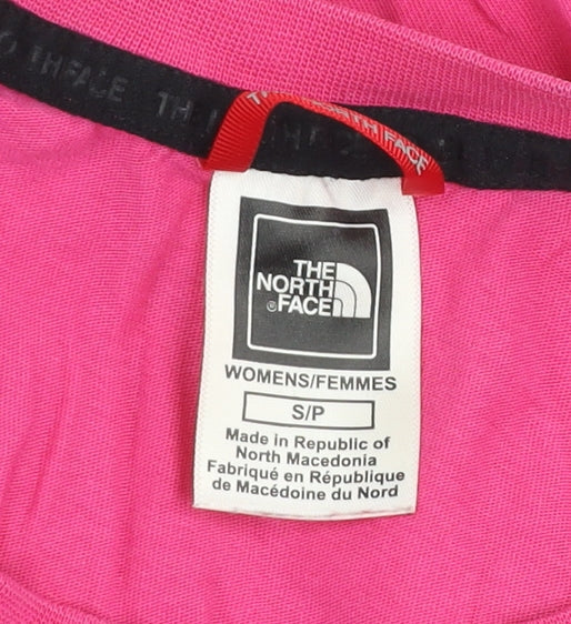 The North Face Womens Pink Cotton Short Sleeve T-Shirt Size S