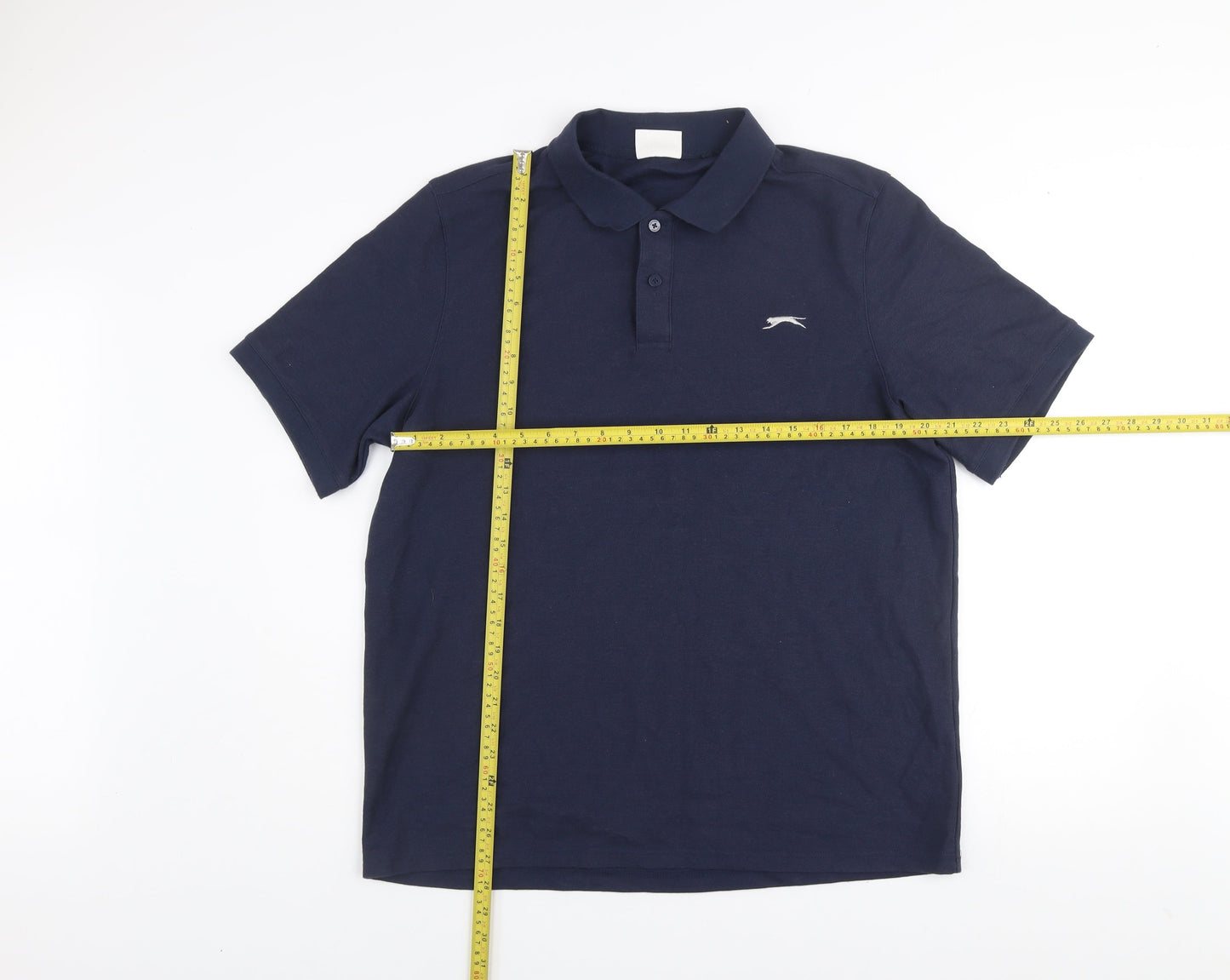 Slazenger Men’s Blue XL Polo Shirt Collared Sports Casual Top