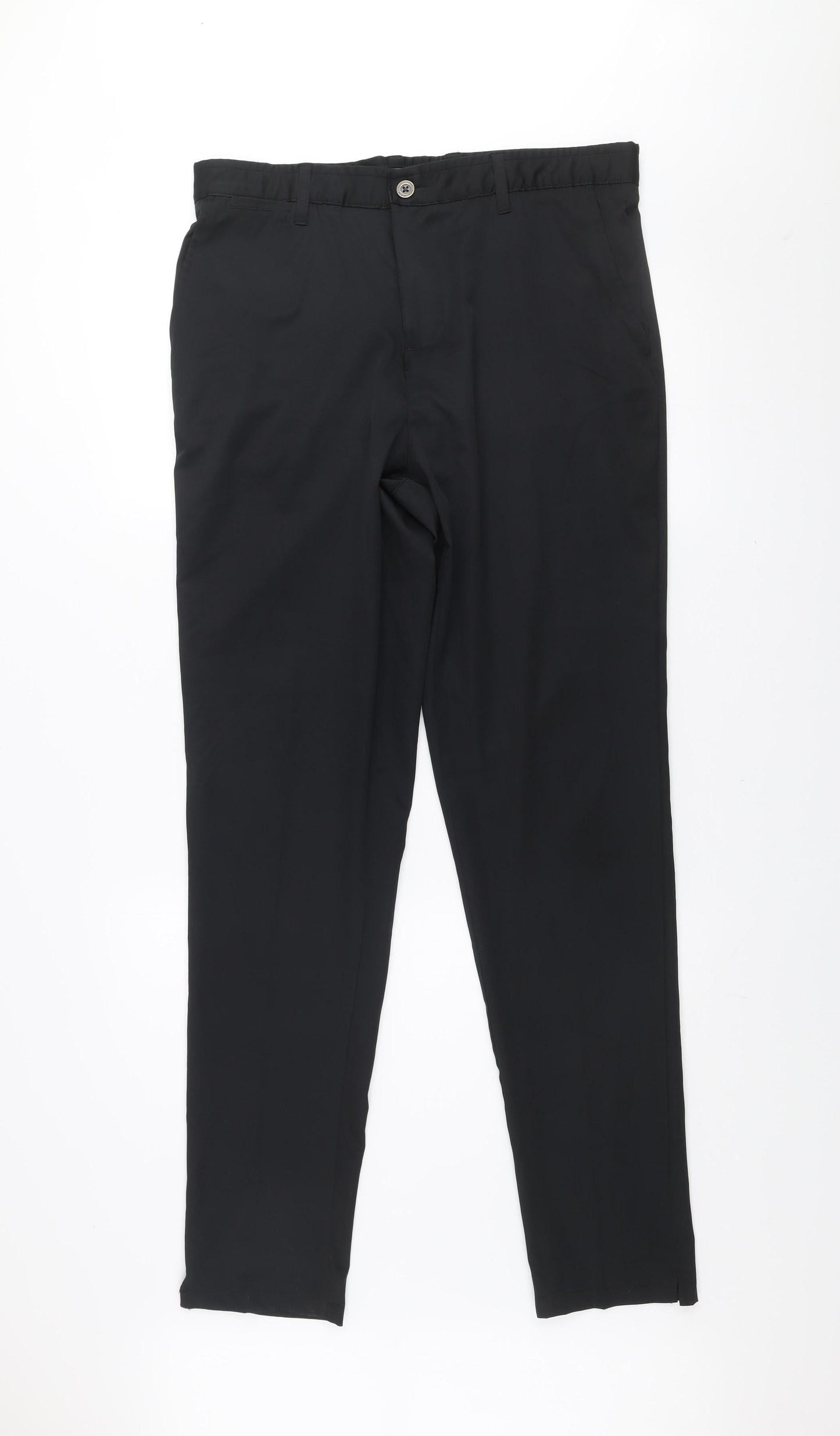 Slazenger Mens Black 34W 33L Track Pants Activewear Trousers