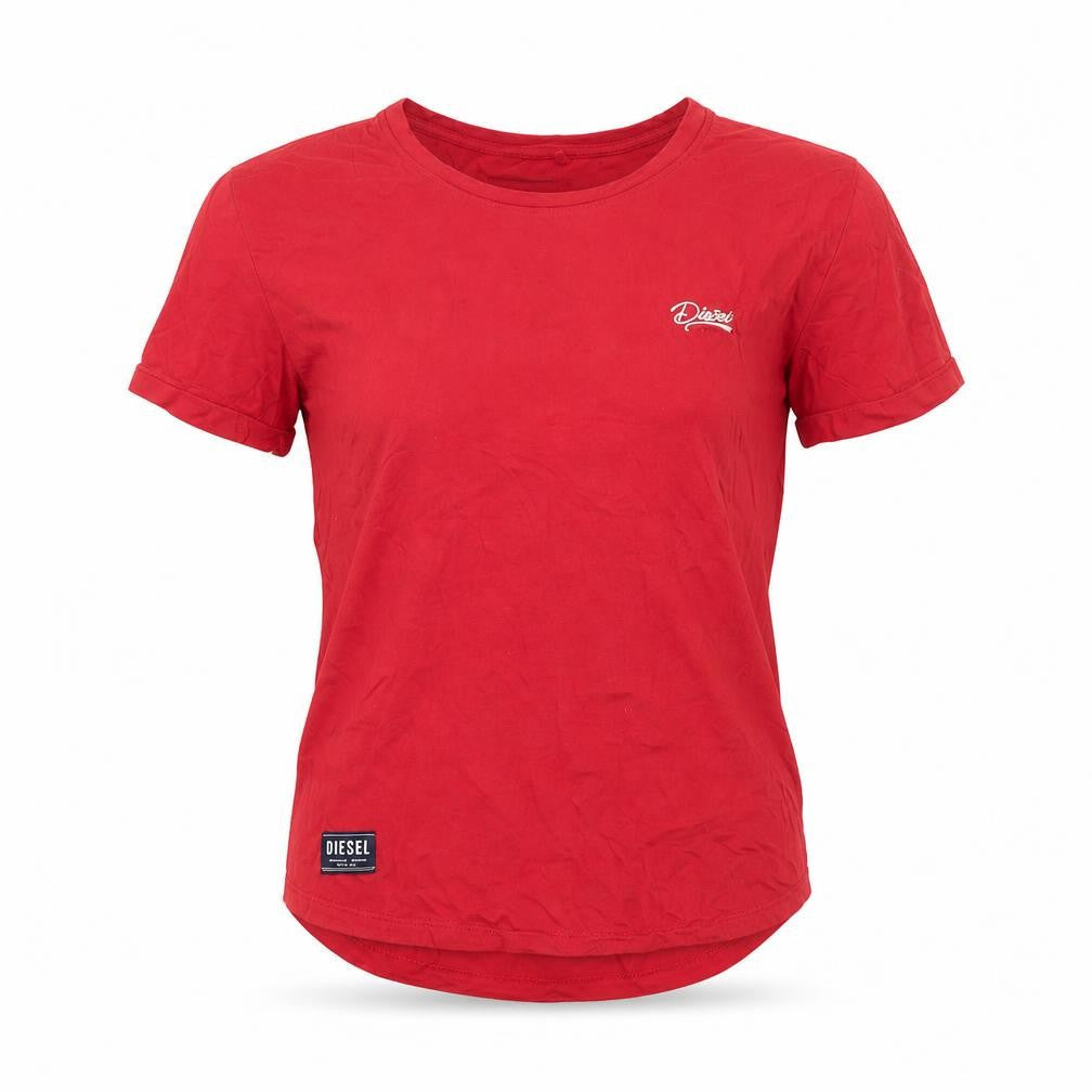 Mens UK Size XL Diesel Red  Cotton T-Shirt