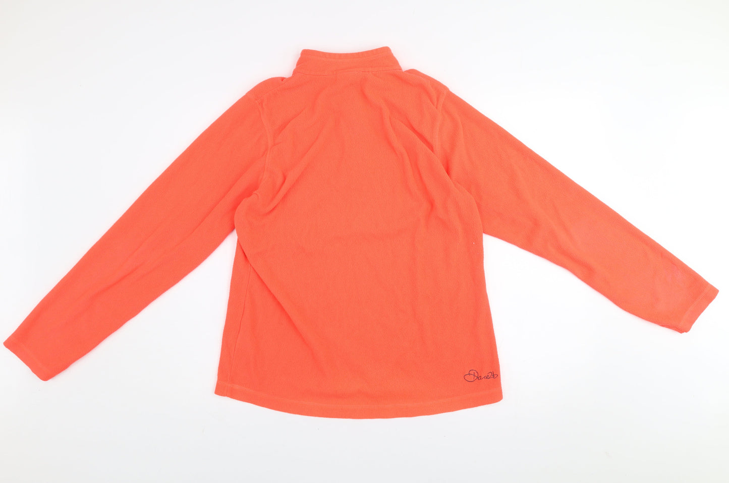 Dare 2b Womens Orange 1/4 Zip Fleece Pullover Sweatshirt UK14