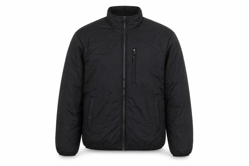Free Country Men's Black XL Puffer Jacket Full Zip Polyester Winter Coat