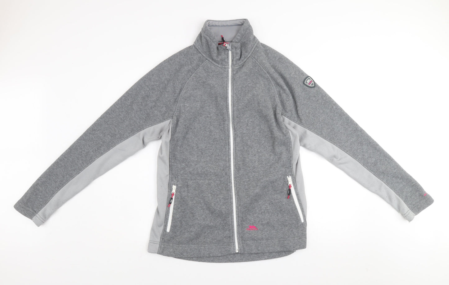 Trespass Women’s Grey Fleece Full Zip Jacket XL Outdoor Casual