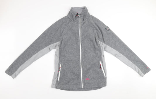 Trespass Women’s Grey Fleece Full Zip Jacket XL Outdoor Casual