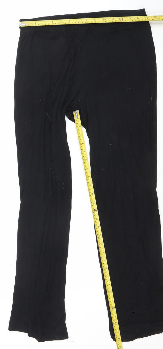 DKNY Womens Black Medium Jogger Activewear Trousers
