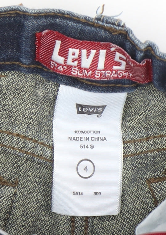 Levi’s Boys Blue 4 Years 514 Slim Straight Denim Jeans