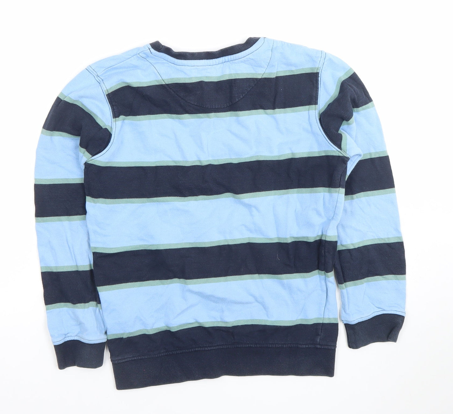 Ben Sherman Boys Blue Striped Pullover Sweatshirt 10-11 Years