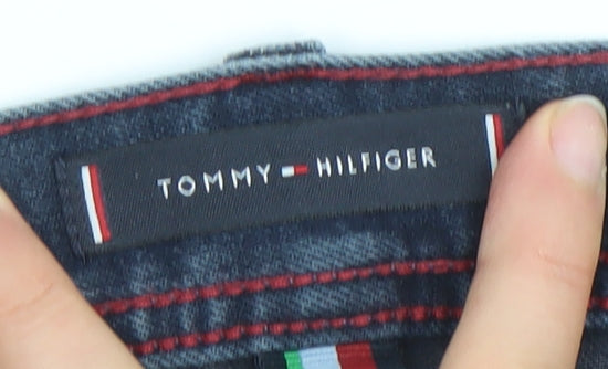 Tommy Hilfiger Men's Blue Slim Fit Bleecker Stretch Jeans 36W 32L