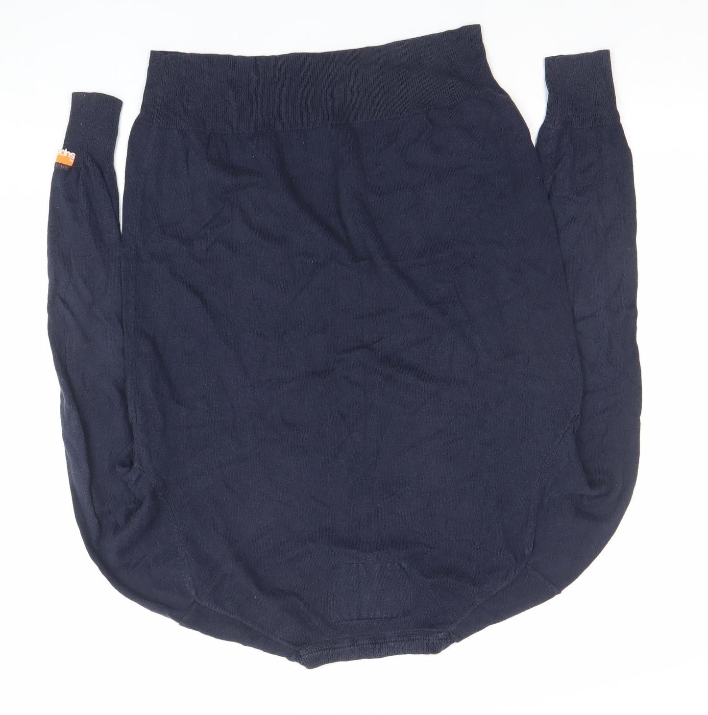 Superdry Men’s Blue Cotton Cashmere Crew Neck Jumper Size M