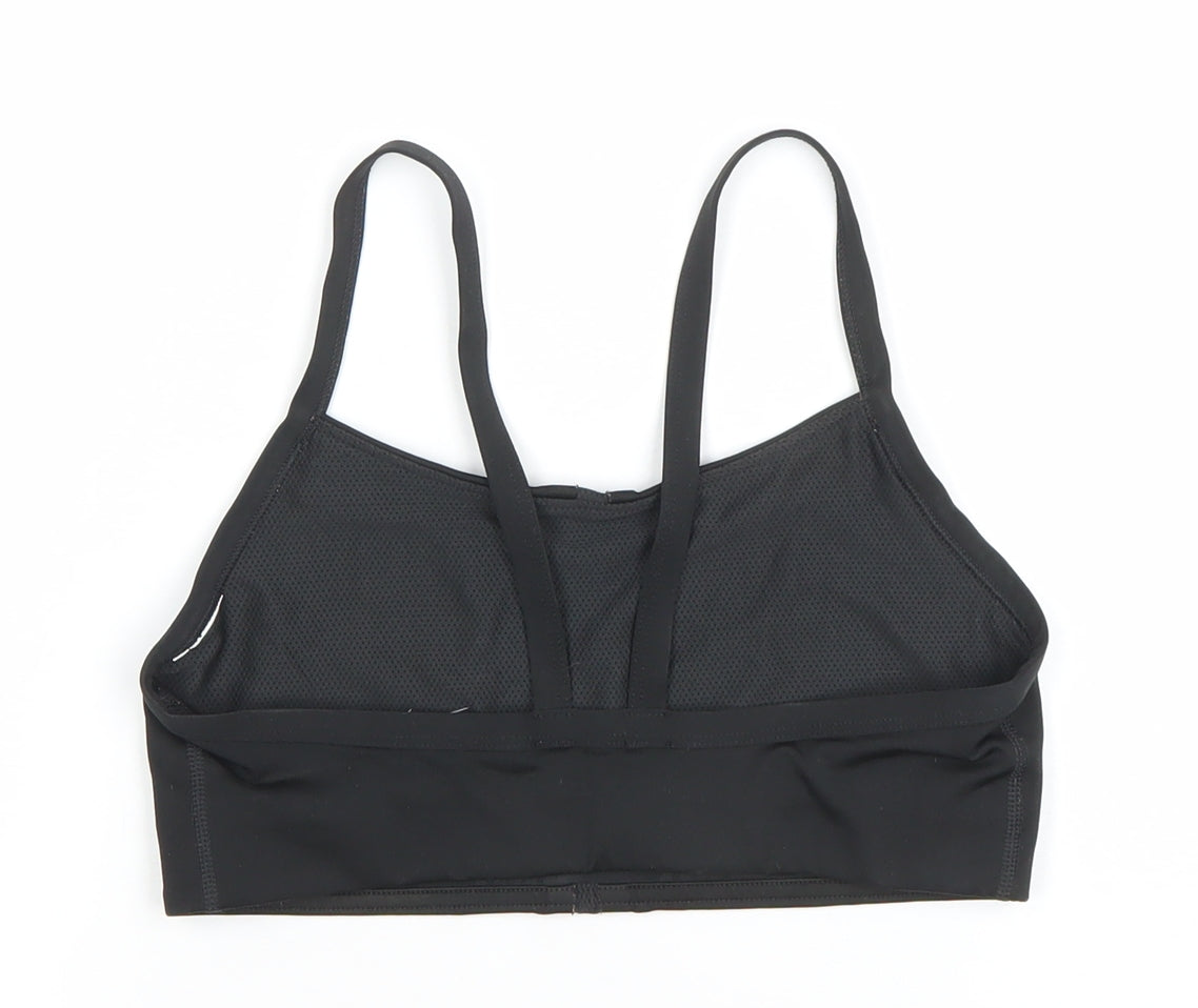 Nike Women's Black Medium Sports Bra Racerback Lightweight Stretch