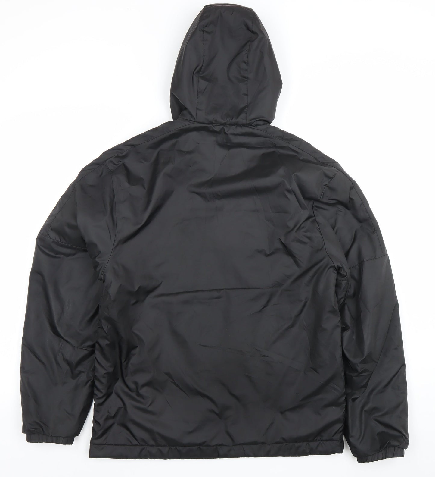 Adidas Men’s Black S Puffer Jacket Hooded Full Zip Primegreen