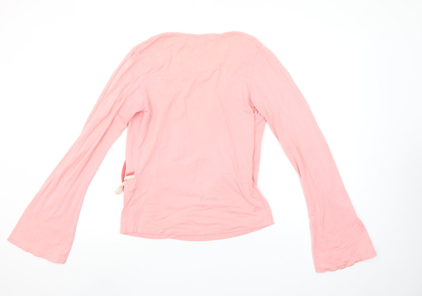 Nike Women's Pink Wrap Dri-FIT Long Sleeve Top Size M 10/12