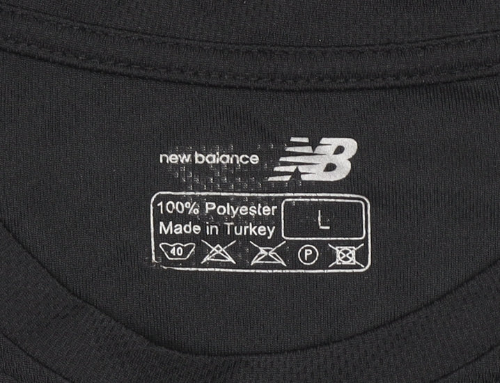 New Balance Men's Black NB Minimus Polyester Athletic T-Shirt L