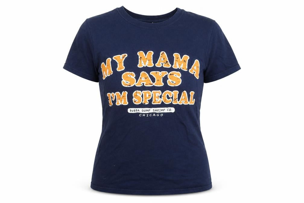 Bubba Gump Shrimp Co. Women's Blue Graphic T-Shirt Size S