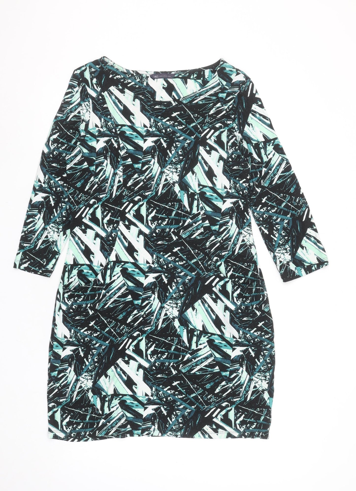 Marks and Spencer Women's Multicoloured Size 10 Shift Dress