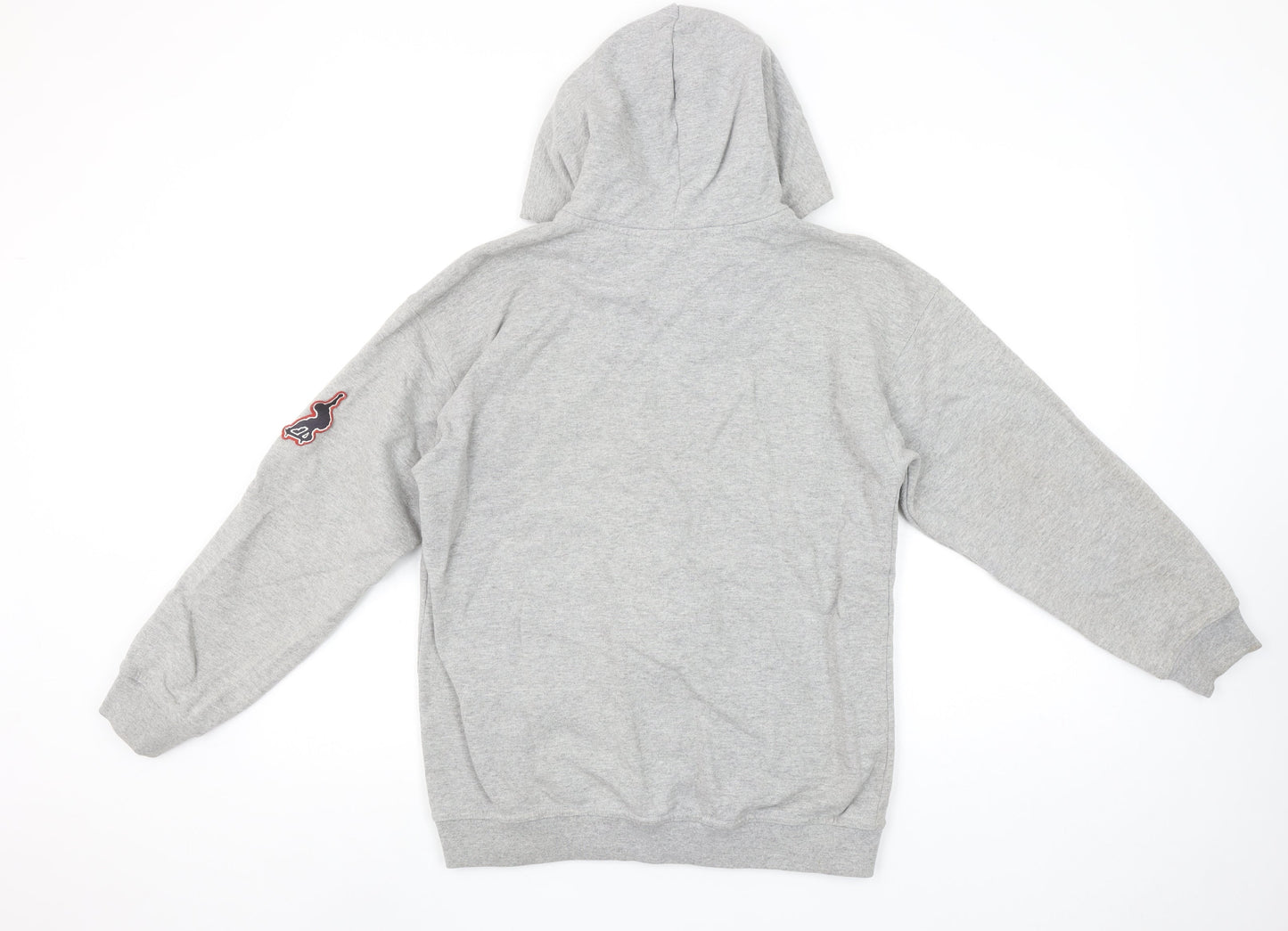 Vans Women's Grey Full Zip Hoodie L 1986 Graphic Cotton Blend