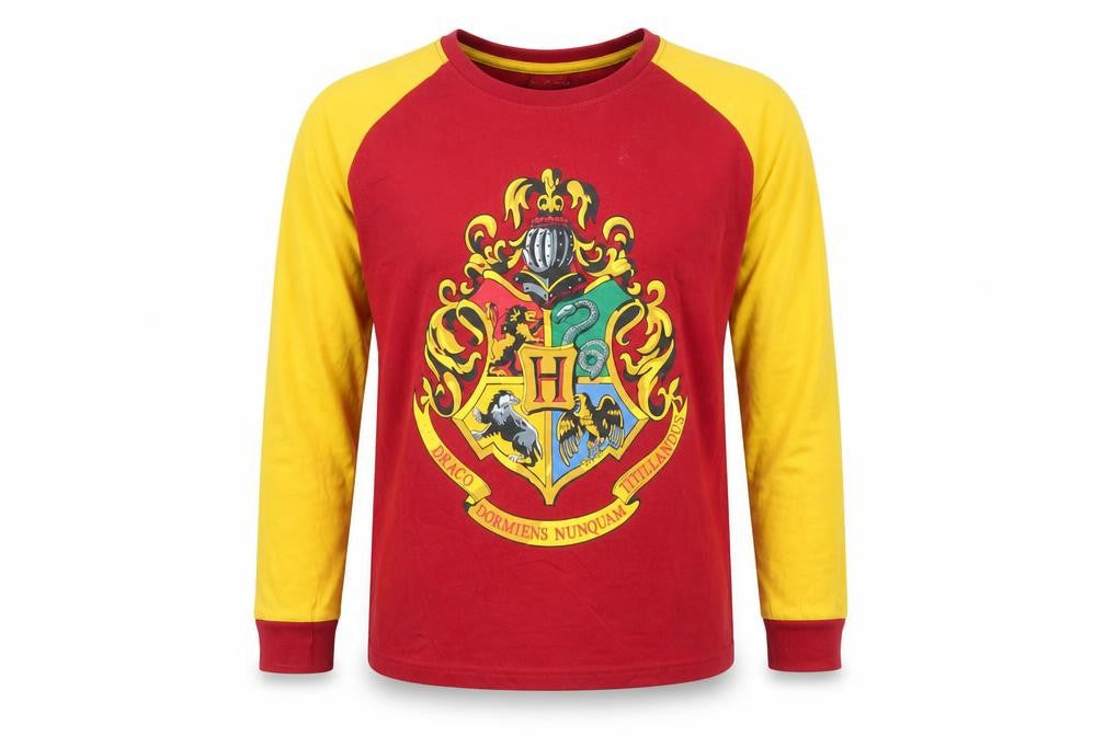 Harry Potter Girls Red & Yellow Long Sleeve Pyjama Top 11-12 Years