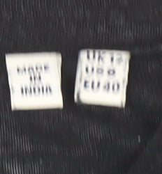 Superdry Womens Black Lace Long Sleeve Jersey T-Shirt Size 12