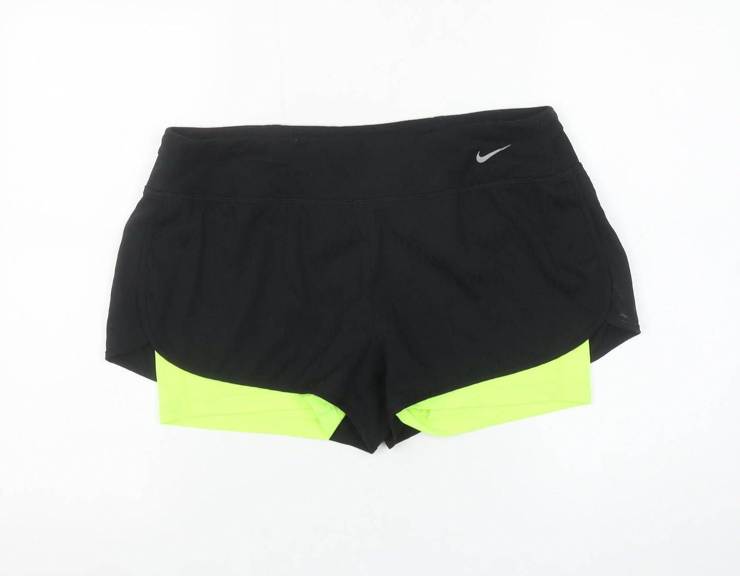 Nike Women's Black Dri-Fit Athletic Running Shorts Size L