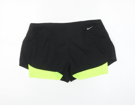 Nike Women's Black Dri-Fit Athletic Running Shorts Size L