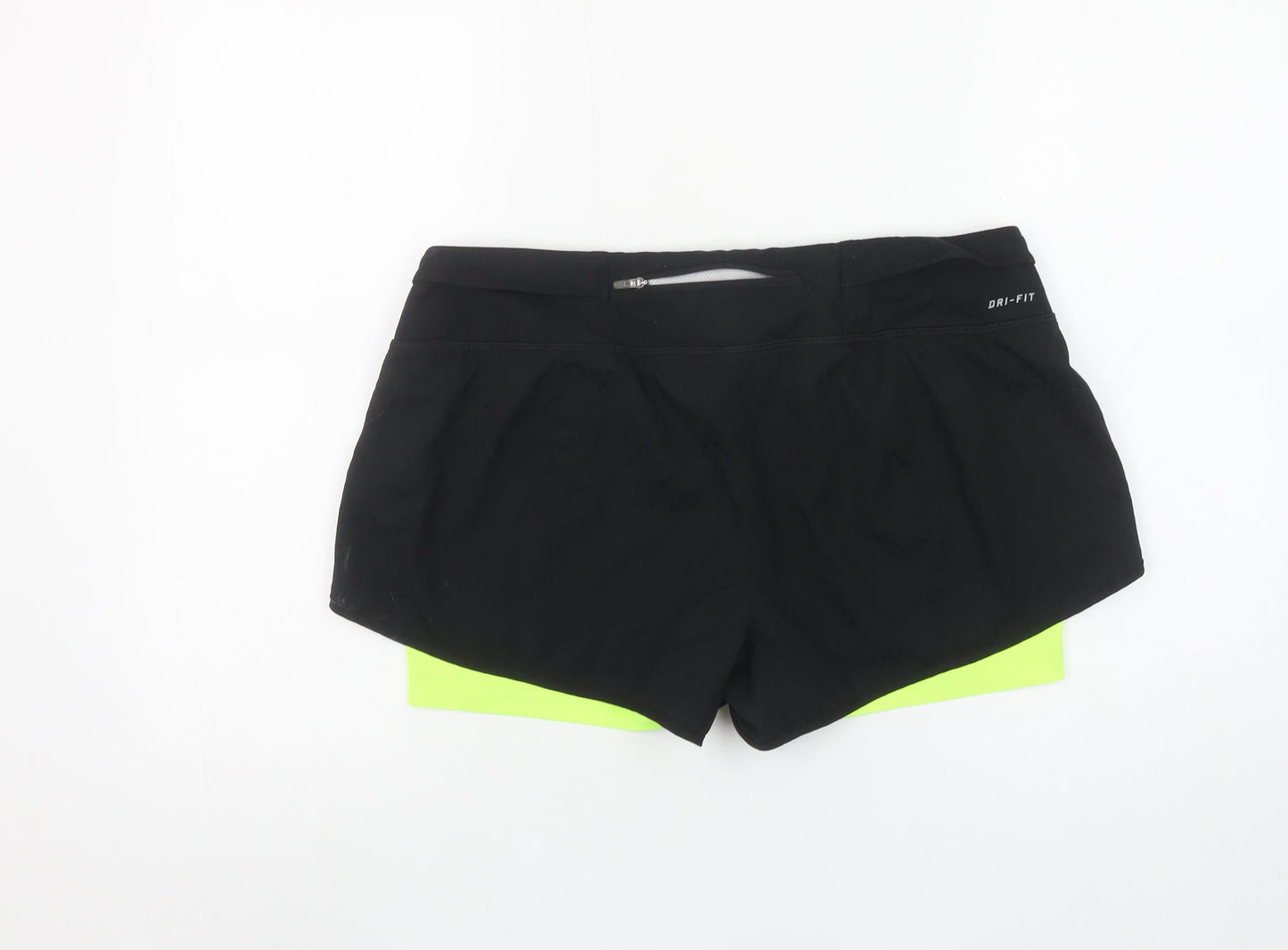 Nike Women's Black Dri-Fit Athletic Running Shorts Size L